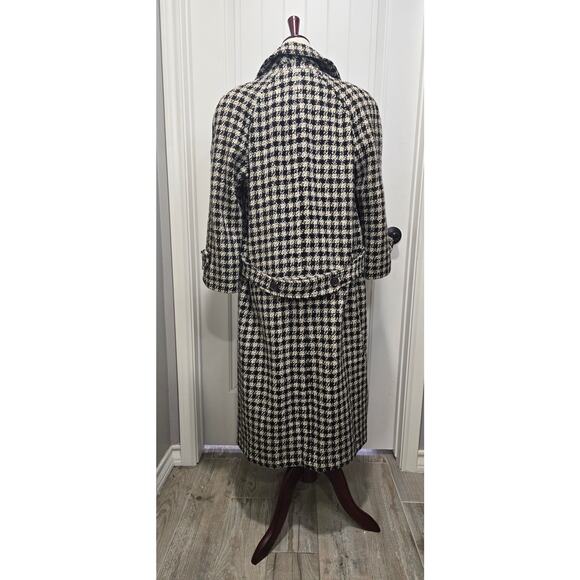 Vintage Charter Clip John Molloy Wool Coat Made in Ireland Size 6 Donegal Tweed - Picture 2 of 15